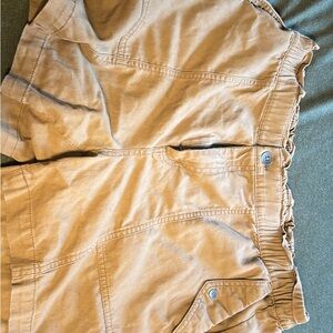 Old Navy High Waist Women Shorts - Tan